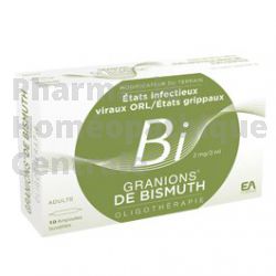 GRANIONS DE BISMUTH, 10 amp 2ml