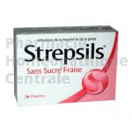 STREPSILS FRAISE Sans sucre