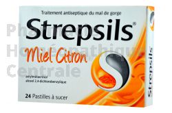 STREPSILS Miel-Citron, 24 pastilles