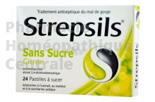 STREPSILS Citron sans sucre