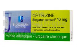 CETIRIZINE, 10 mg