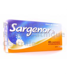 SARGENOR, 40 comprimés sans sucre