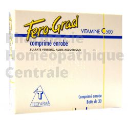 FEROGRAD VITAMINE C, 30 comprimés 500 mg