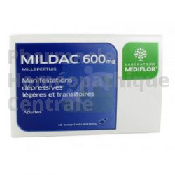 MILDAC, 15 comprimés 600 mg