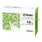 EFFIZINC, 60 gélules 15 mg