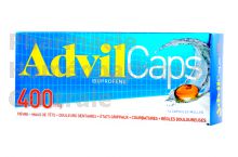 Advilcaps 400 mg, 14 capsules molles