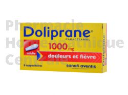 DOLIPRANE 1000 mg 8 supp