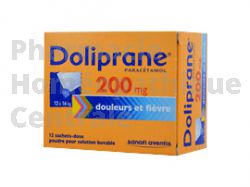 DOLIPRANE 200 mg sachets