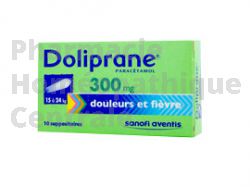 DOLIPRANE 300 mg supp