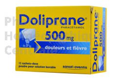 DOLIPRANE 500 mg 12 sachets
