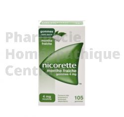 NICORETTE MENTHE FRAICHE 4mg sans sucre