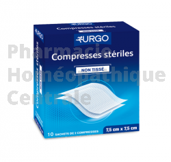 COMPRESSES NON-TISSE STERILES 7.5x7.5 cm