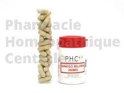 Ginkgo biloba PHC memoire concentration