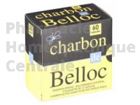 Charbon de belloc - charbon végétal en capsules de 125 mg